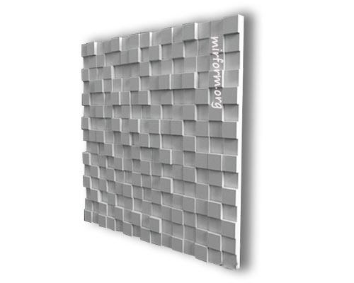 Форма 3D панелей Cube 500х500х18-25мм.